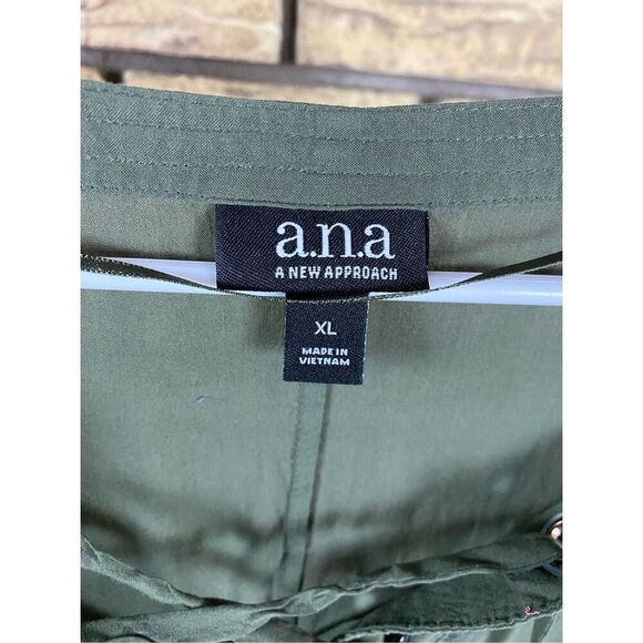 a.n.a Tie Front Women’s Blouse - Picture 3 of 6